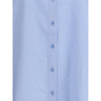 SOSUE Blue Cotton Blouse