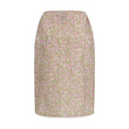 Prada Multicolor Nylon Midi Skirt