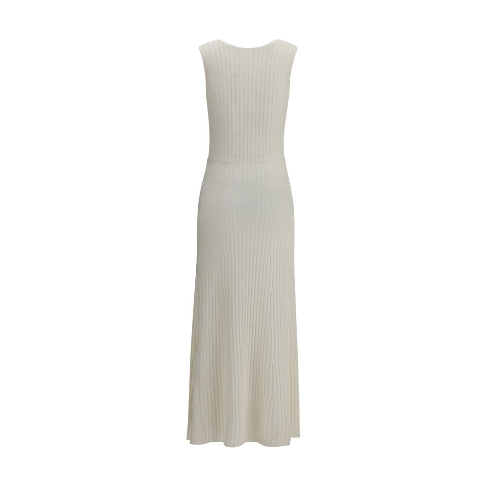 Gabriela Hearst White Wool Casual Dress