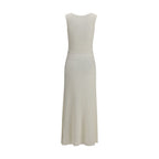 Gabriela Hearst White Wool Casual Dress