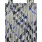 Burberry Gray Fabric Shoulder Bag