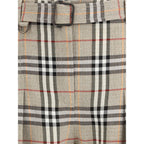 Burberry Beige Viscose Casual Pants