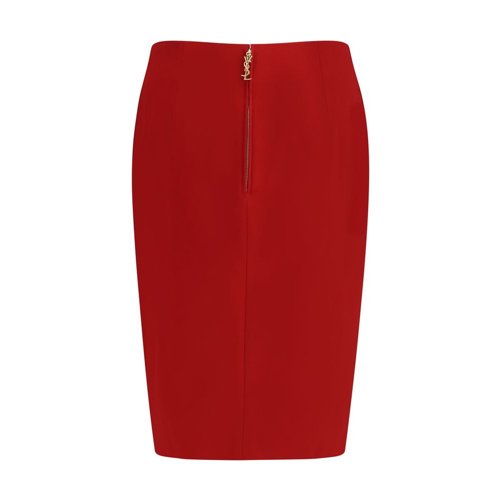 Saint Laurent Multicolor Viscose Skirt