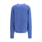 God's True Cashmere Blue Cashmere Sweatshirt