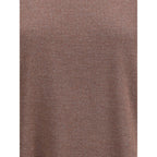 Brunello Cucinelli Brown Nylon T-Shirt