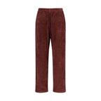 Brunello Cucinelli Bordeaux Cotton Casual Pants