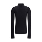 Lemaire Black Wool Turtleneck