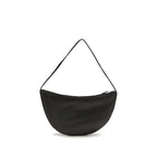 The Row Black Calf Leather Bos Taurus Shoulder Bag