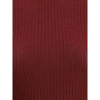 SA SU PHI Bordeaux Cashmere Sweatshirt