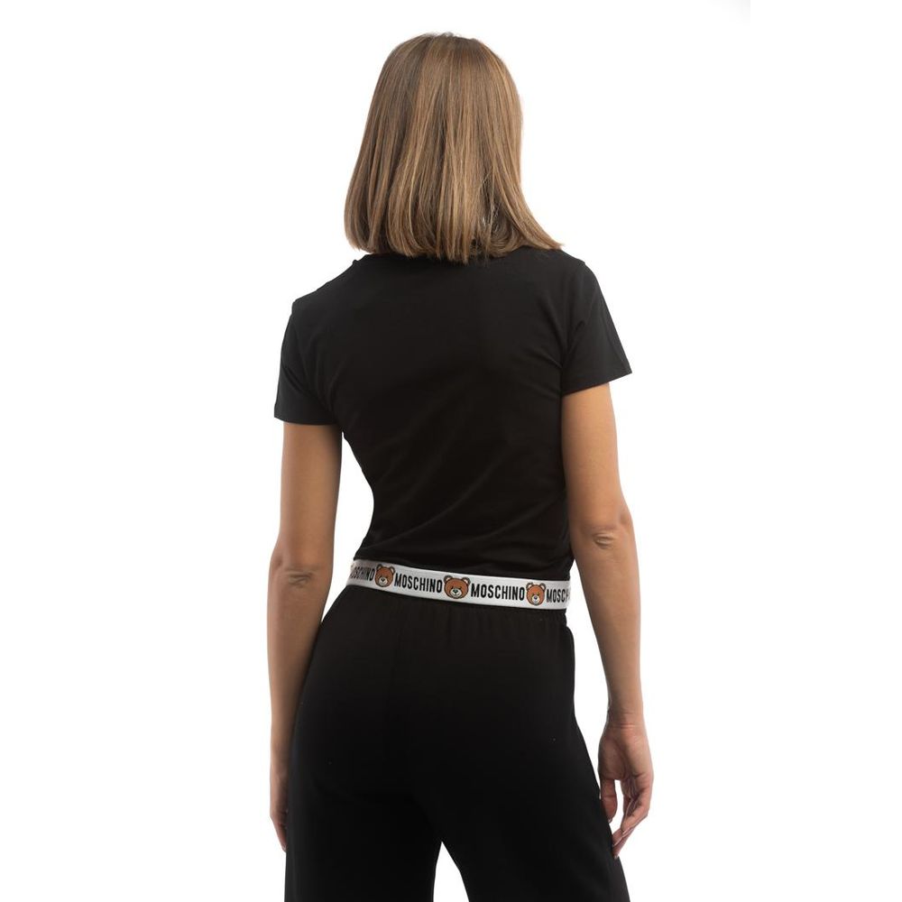 Moschino Black Cotton T-Shirt