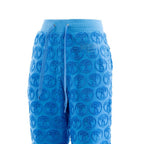 Moschino Blue Cotton Casual Pants