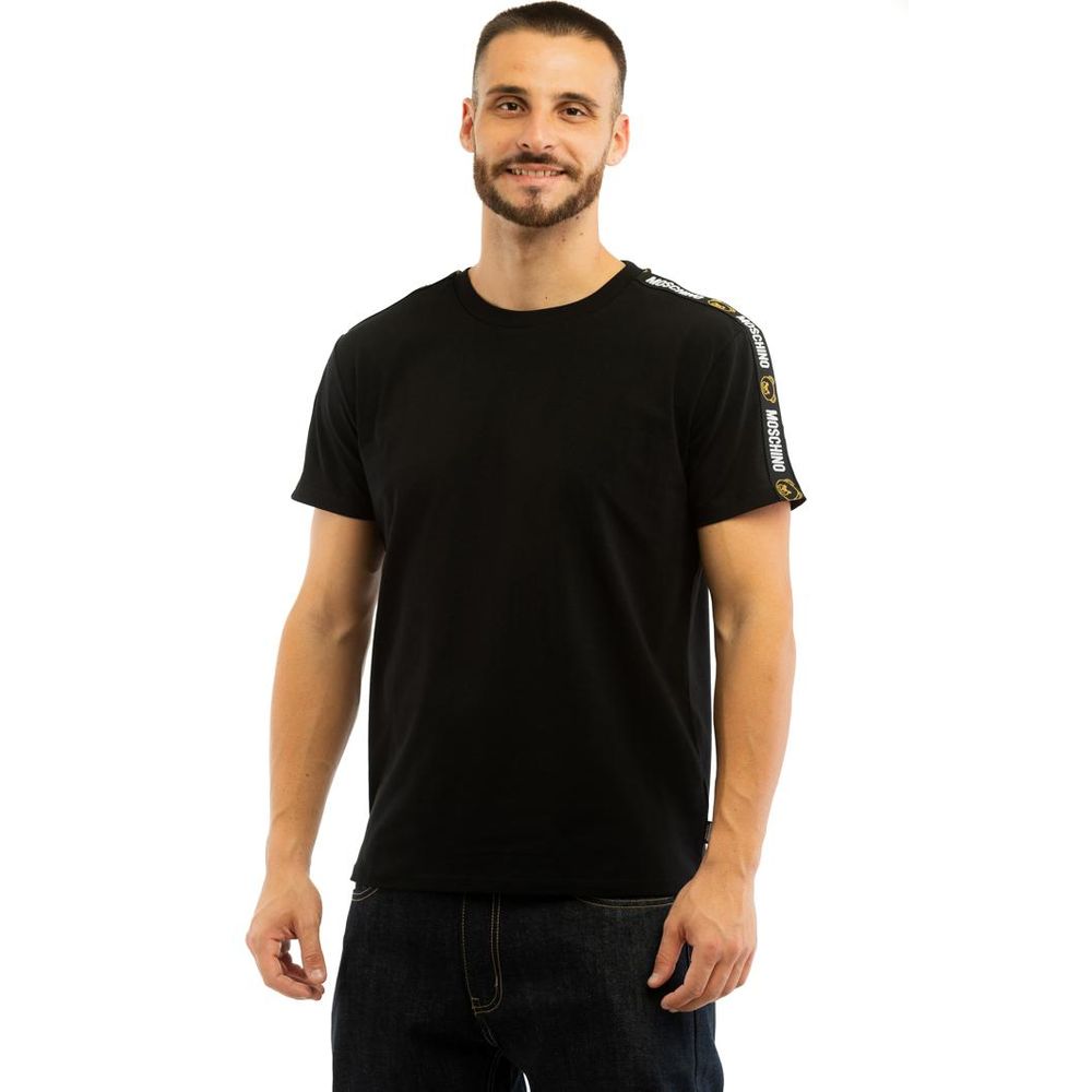 Moschino Black Cotton T-Shirt