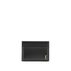 Saint Laurent Black Calf Leather Bos Taurus Wallet