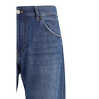 PT Torino Blue Cotton Jeans Denim