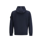 Stone Island Blue Cotton Sweatshirt
