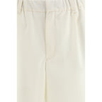 LAMINAR Beige Polyester Bermuda Shorts