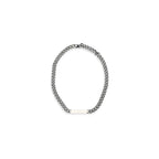 MM6 Silver Metal Necklace