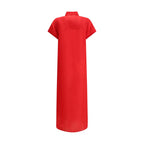 Khaite Multicolor Silk Cocktail Dress
