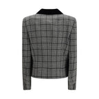 Valentino Gray Fleece Wool Coat