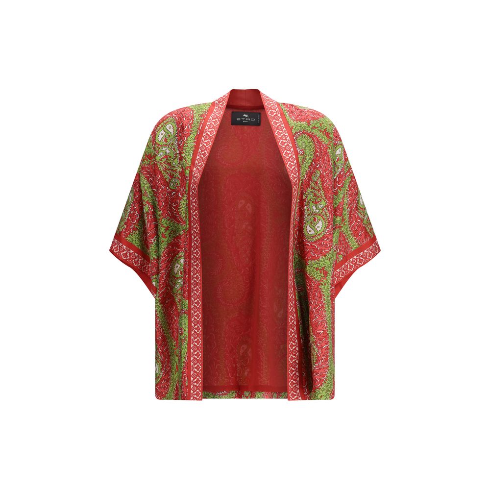 Etro Multicolor Silk Jackets And Coat