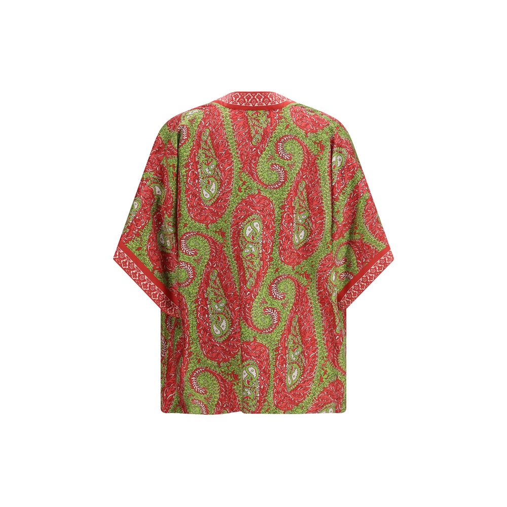 Etro Multicolor Silk Jackets And Coat