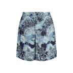 Off-White Multicolor Viscose Bermuda Shorts