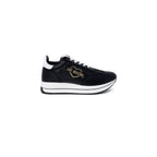 Love Moschino Black Leather Low Top Sneakers