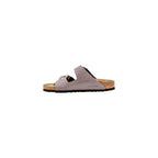 Birkenstock Purple Suede Leather Strap-On Sandals