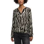 Street One Brown Viscose Blouse