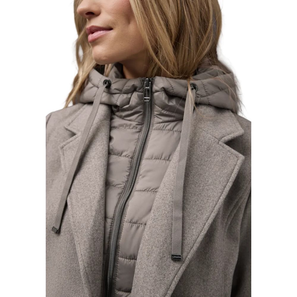 Street One Beige Polyester Coat