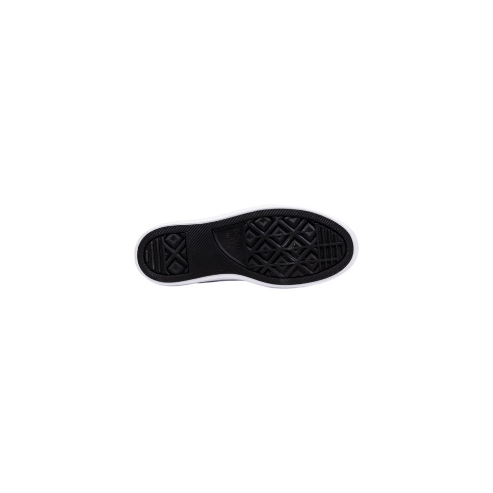 Converse Black Synthetic Platform Sneakers