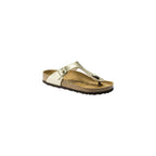 Birkenstock Gold Synthetic Flat Sandals