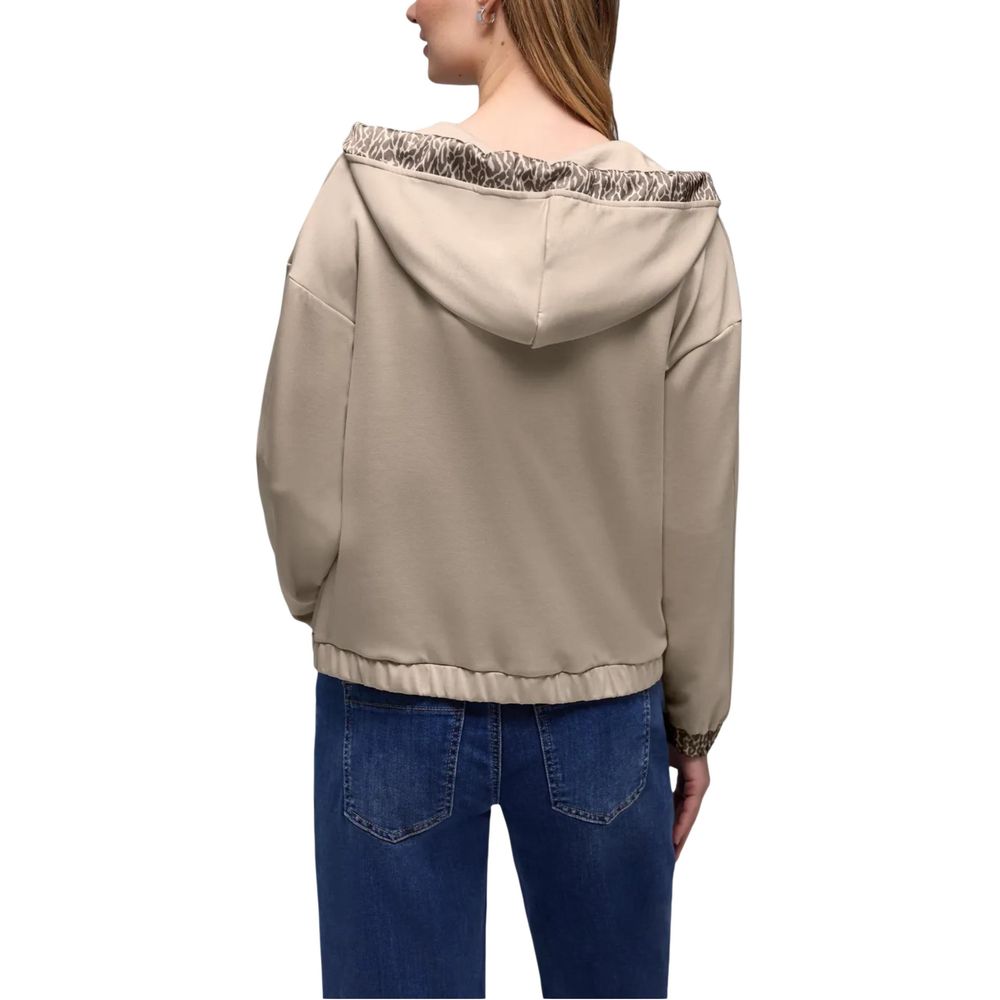 Street One Beige Modal Hoodie