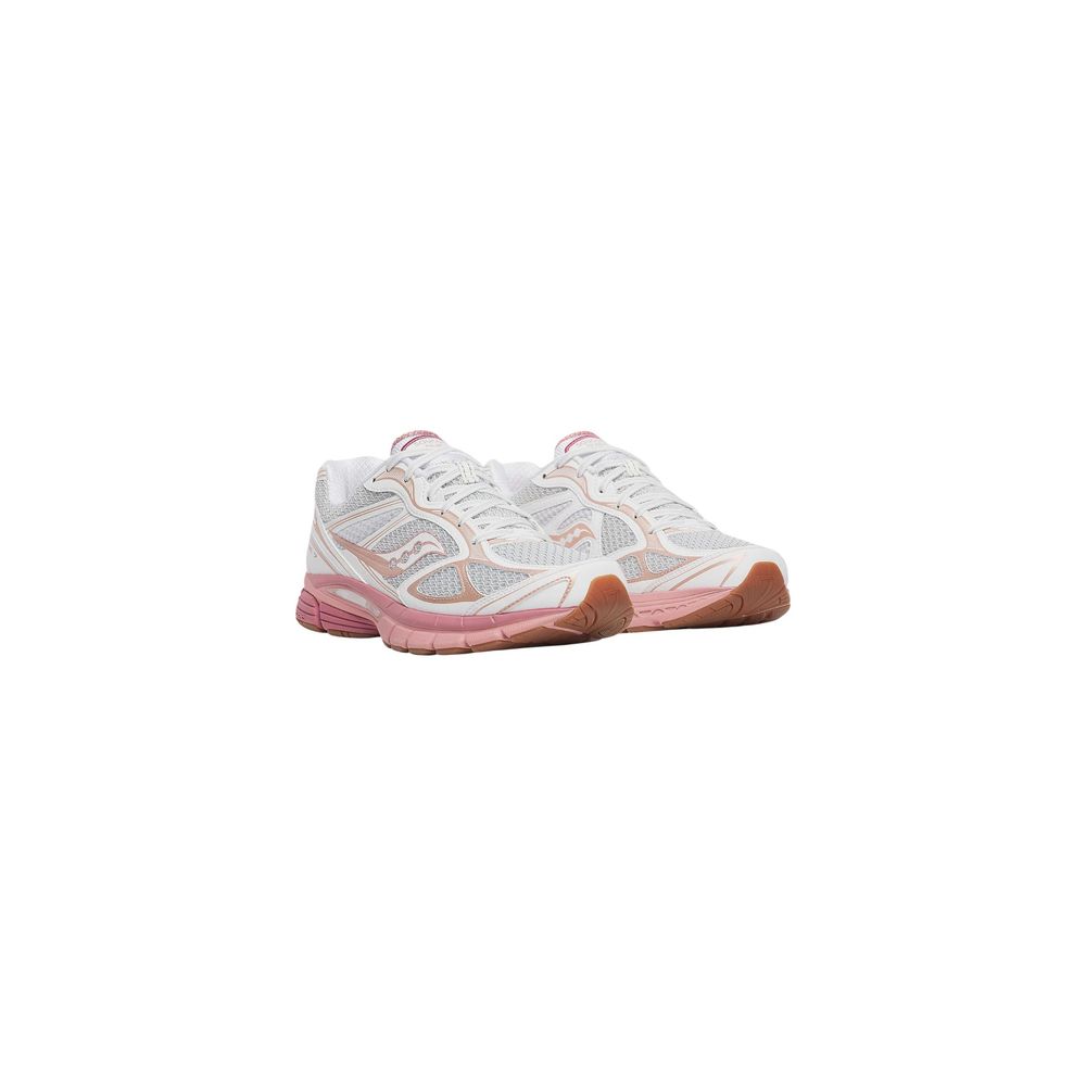 Saucony White Textile Athletic Sneakers