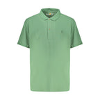 Timberland Verde Cotton Men Polo Shirt