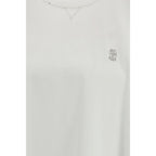 Brunello Cucinelli White Cotton T-Shirt