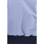 Sacai Blue Polyester Pattern Shirt
