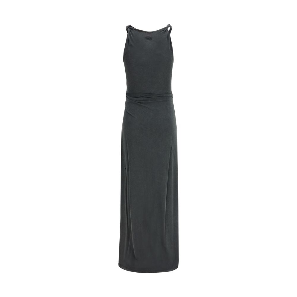 Diesel Gray Modal Casual Dress