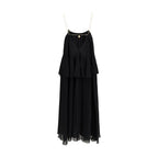 Chloé Black Silk Casual Dress