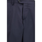 Lardini Blue Fleece Wool Two-Piece Suit
