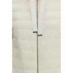 Herno Beige Polyamide Biker Jacket