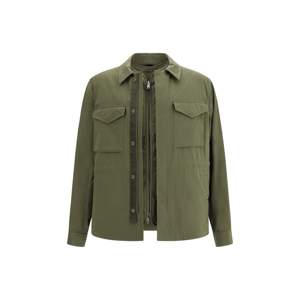 Moncler Bicolor Cotton Coat