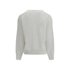 Brunello Cucinelli White Linen T-Shirt