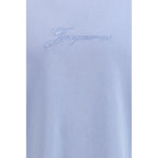 Jacquemus Blue Cotton Sleeveles T-Shirt