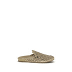 Pedro García Beige Calf Leather Bos Taurus Mules