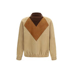 Valentino Brown Goatskin Biker Jacket