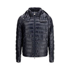 Moncler Blue Polyamide Full-Length Jacket