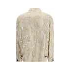 Brunello Cucinelli Beige Cotton Full-Length Jacket