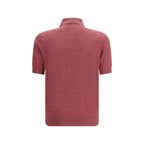 Brunello Cucinelli Multicolor Linen Polo Shirt
