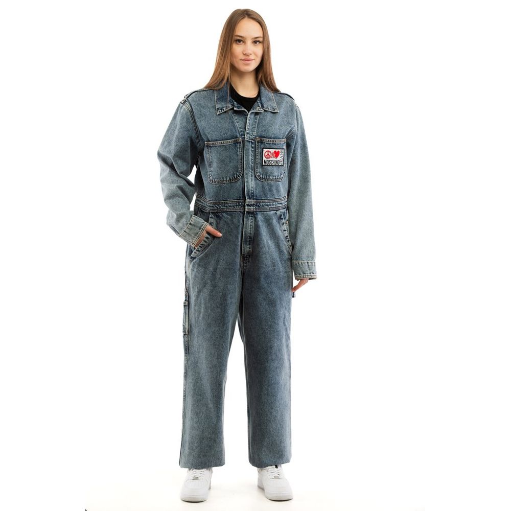 Moschino Multicolor Cotton Jumpsuit